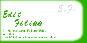 edit filipp business card